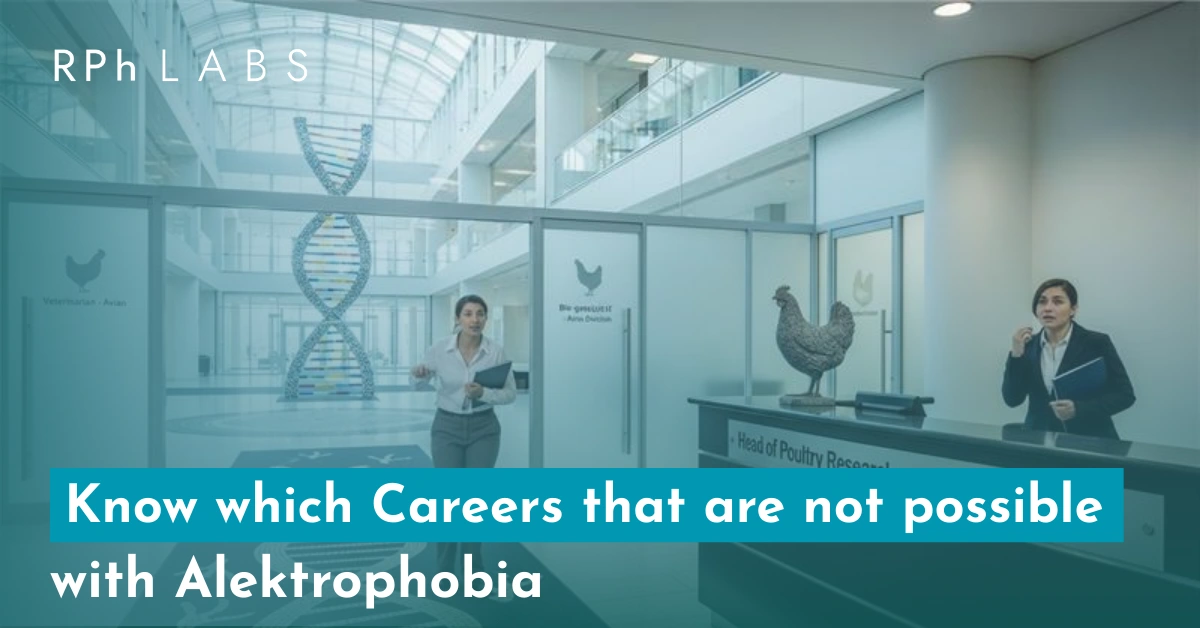Know which Careers that are not possible with Alektrophobia