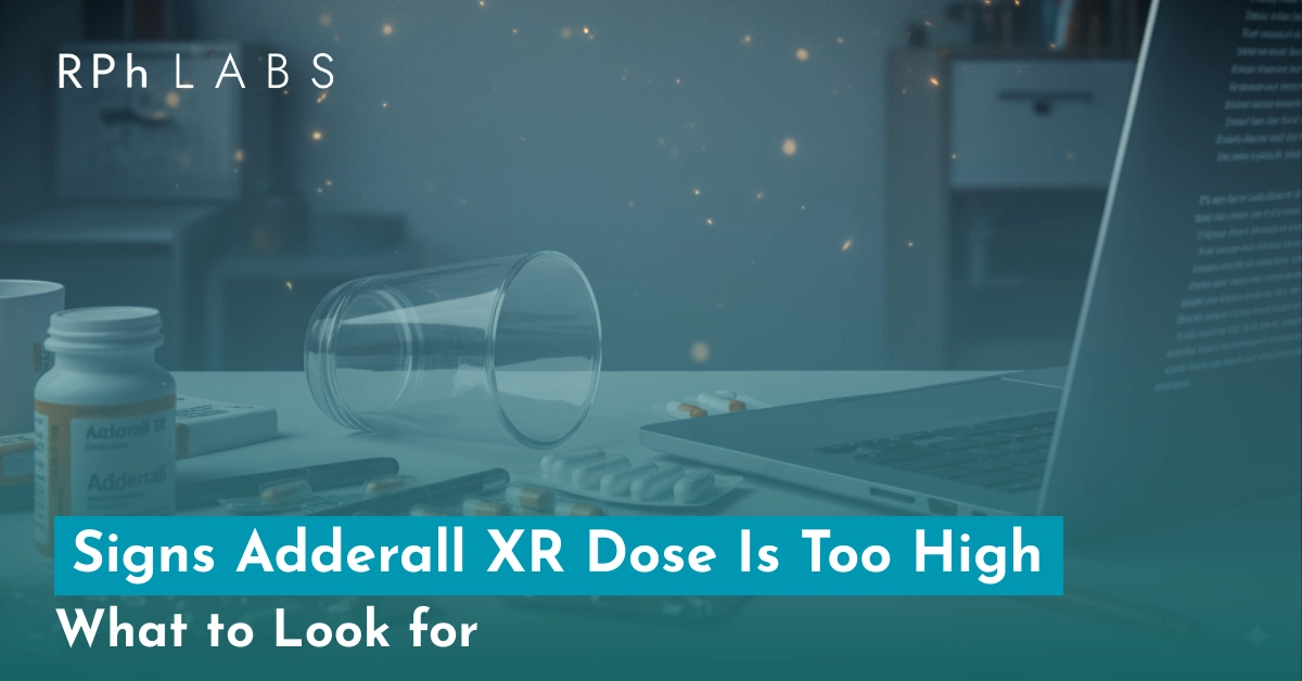 Signs Adderall XR Dose Is Too High: What to Look for