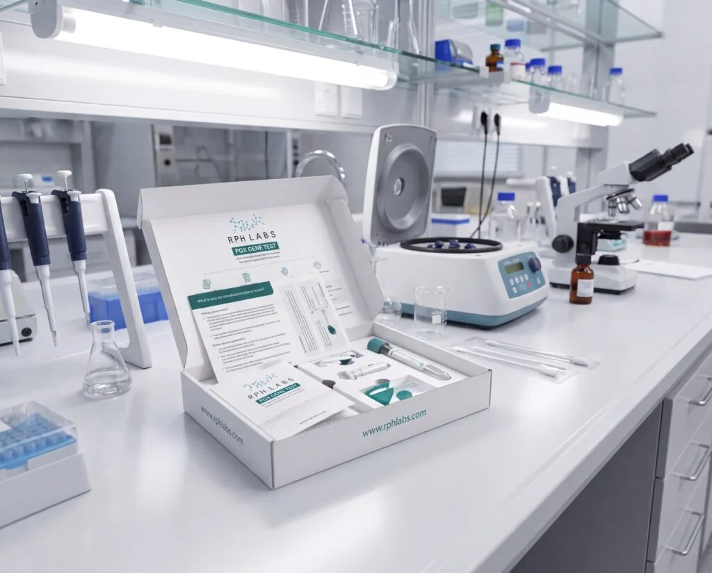 RPh Labs at-home PGx test kit prepared for posting to patients in 45 states